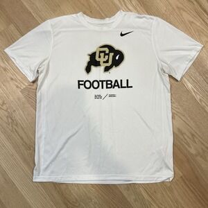 Nike Colorado Buffaloes Shirt Dri Fit Short Sleeve Men's XL Performance Football